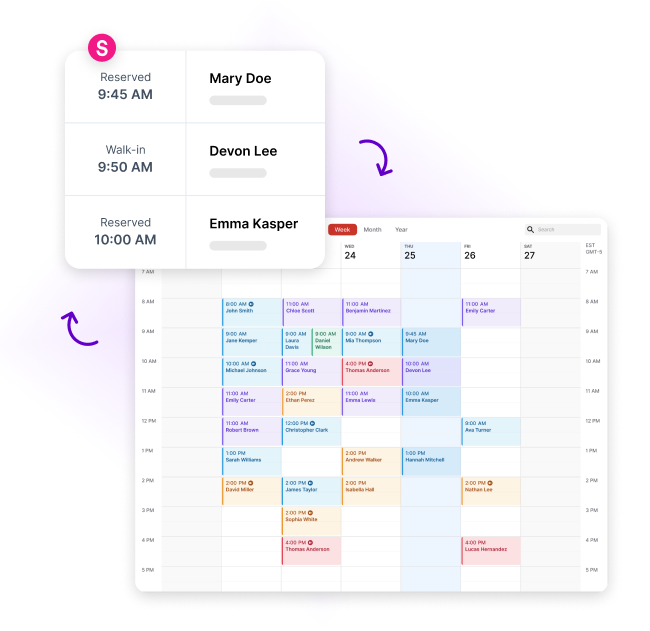 Synchronize schedules