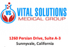 Vital Solutions Medical Group, Persian Drive - 1260 Persian Dr